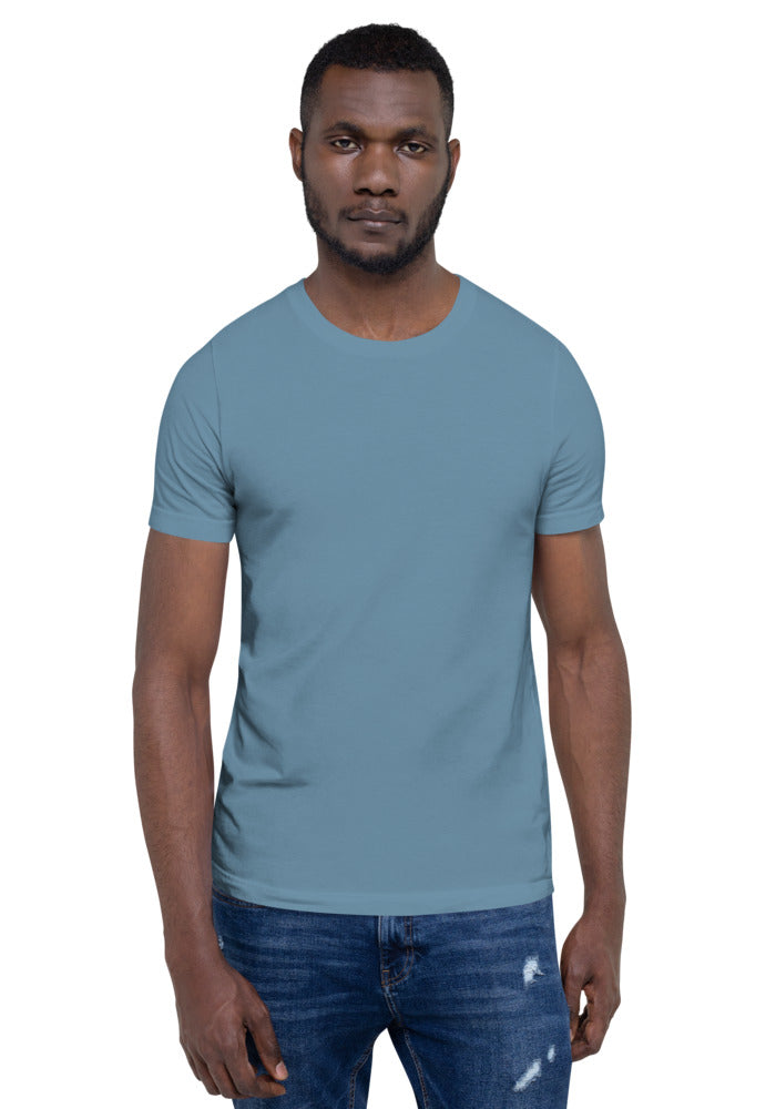 Unisex Staple T-Shirt — Bella + Canvas 3001 — Steel Blue