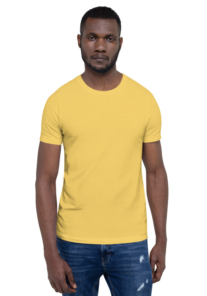 Unisex Staple T-Shirt — Bella + Canvas 3001 — Yellow