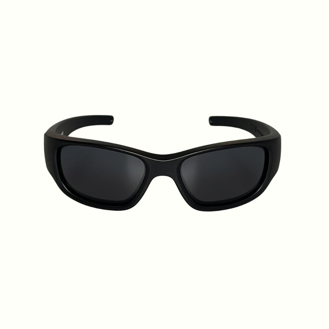Jet Black Kids Sunglasses | Polarised Lens | Classic Fit | 3-5 Years
