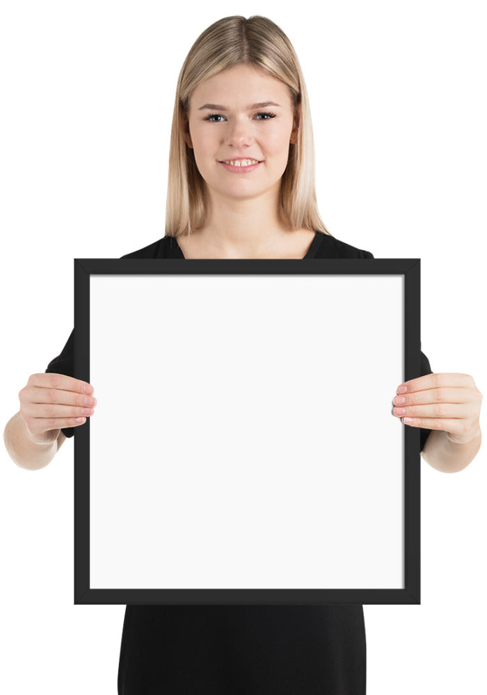 Enhanced Matte Paper Framed Poster (in) — Black / 16″×20″
