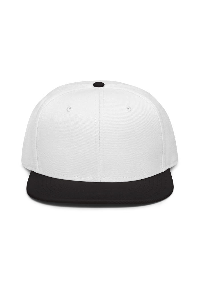 Snapback — Otto Cap 125-978 — Black / White / White / One size