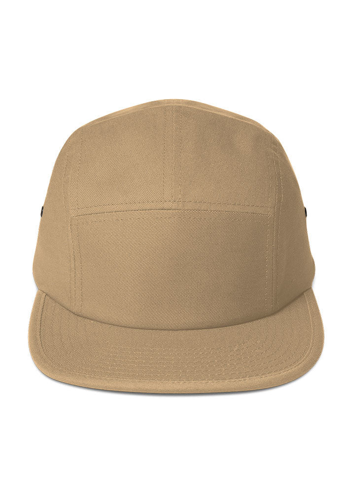 5 Panel Cap — Yupoong 7005 — Khaki / One size