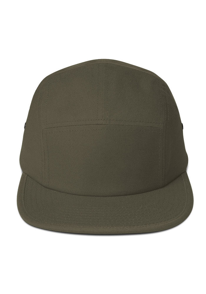5 Panel Cap — Yupoong 7005 — Olive / One size