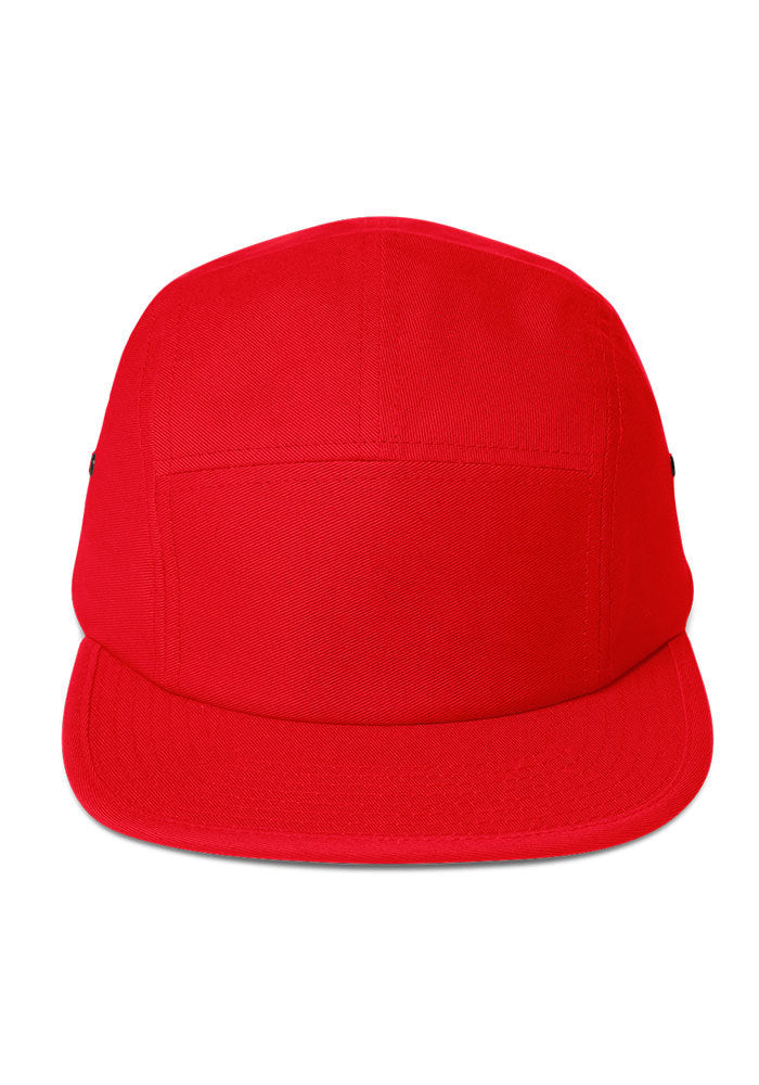 5 Panel Cap — Yupoong 7005 — Red / One size