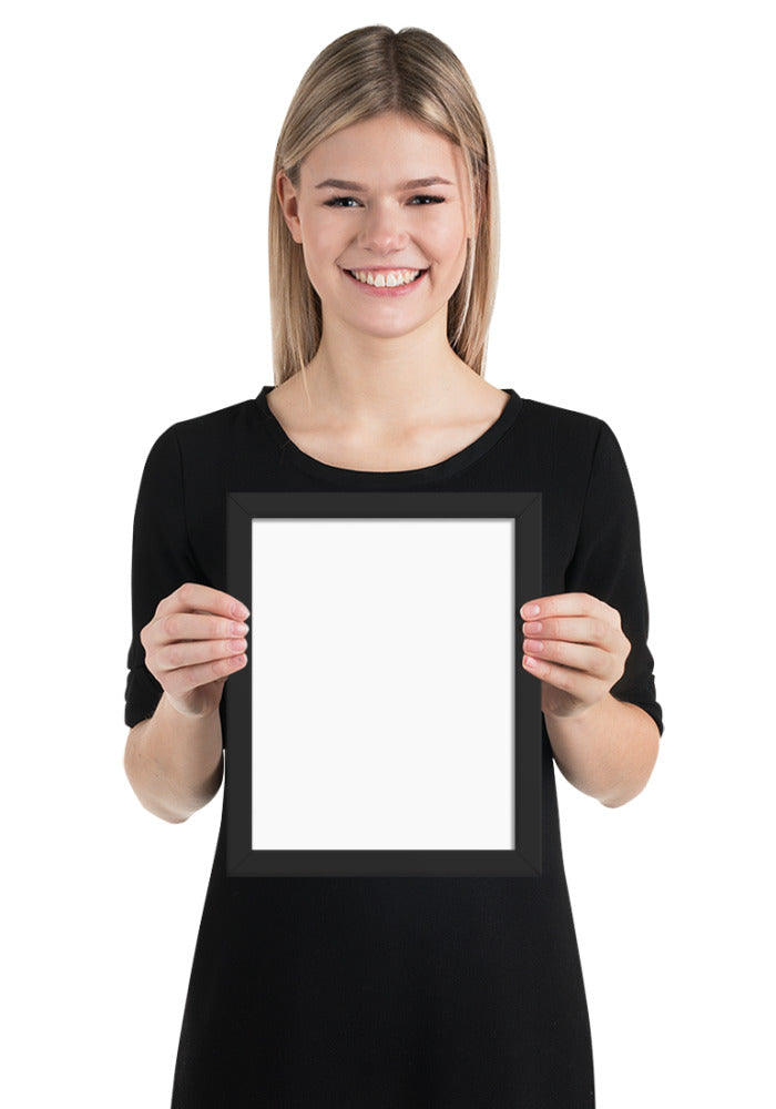 Enhanced Matte Paper Framed Poster (in) — Black / 8″×10″