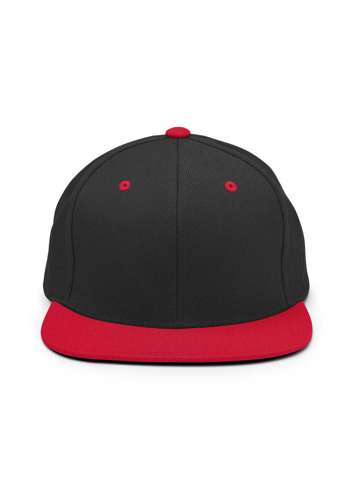 Classic Snapback — Yupoong 6089M — Black/ Red / One size