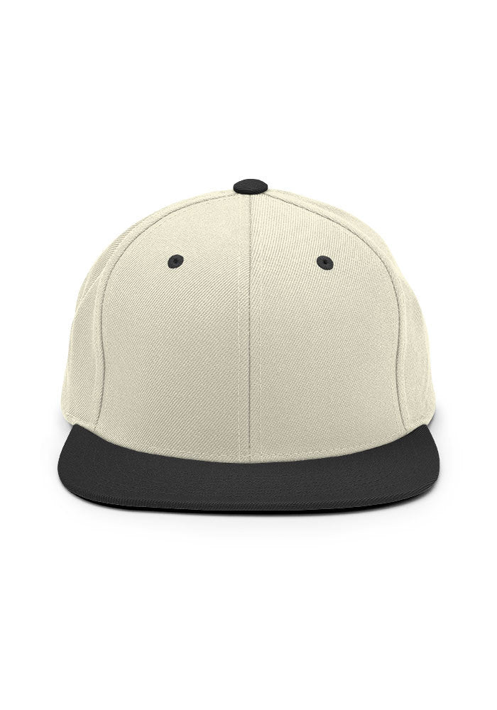 Classic Snapback — Yupoong 6089M — Natural/ Black / One size