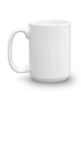 Signature Ceramic Mug — White / 15 oz
