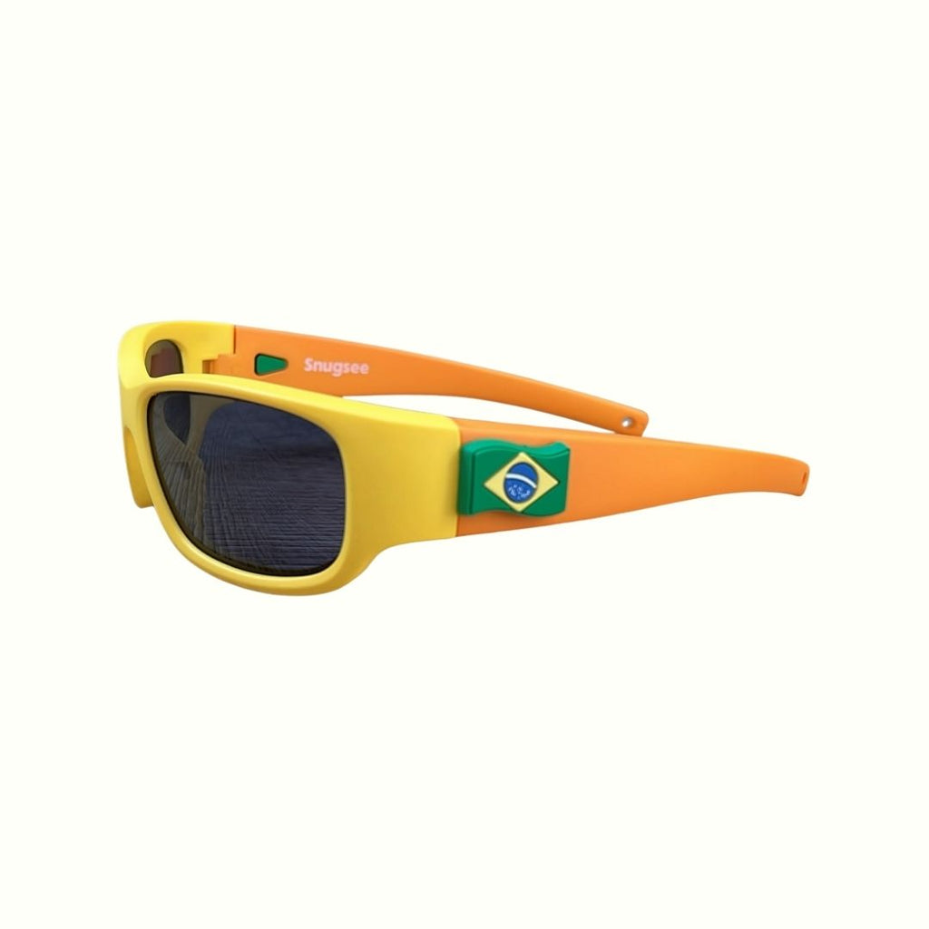 Brazil Flag Kids Sunglasses Charms | x1 Pair | Age 3+