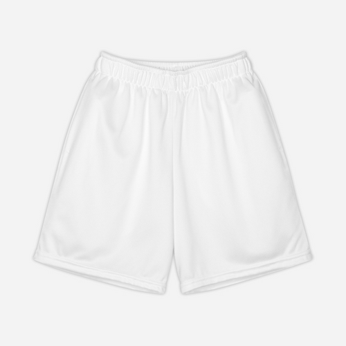 All-Over Print Youth Recycled Mesh Shorts — supplier product photograph