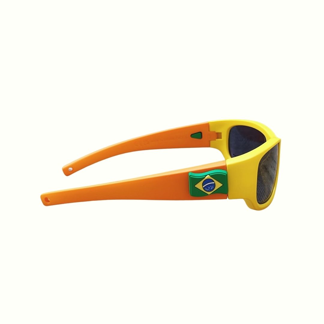 Brazil Flag Kids Sunglasses Charms | x1 Pair | Age 3+