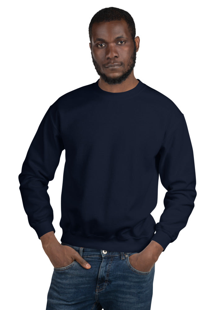 Unisex Crew Neck Sweatshirt — Gildan 18000 — Navy