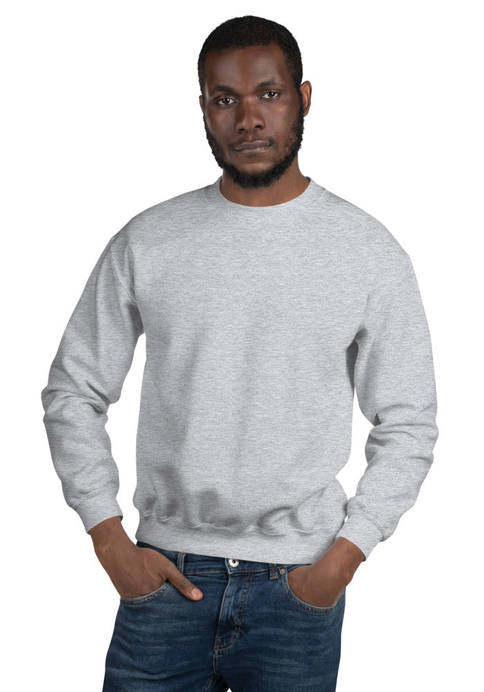 Unisex Crew Neck Sweatshirt — Gildan 18000 — Sport Grey