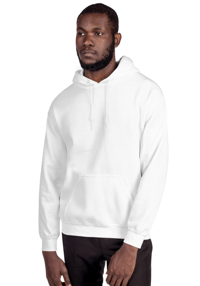 Unisex Heavy Blend Hoodie — Gildan 18500 — White
