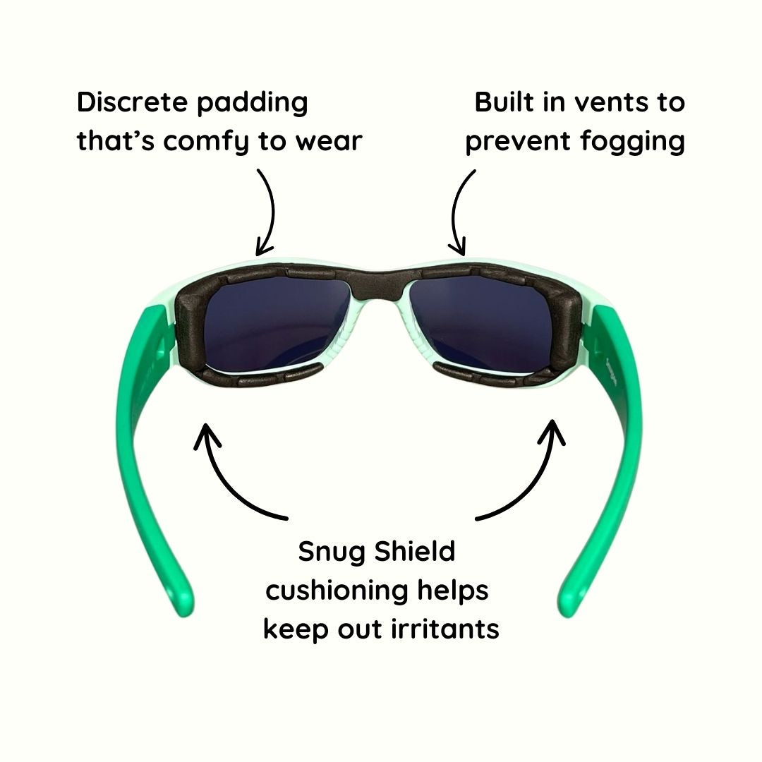 Forest Green Kids Sunglasses | Signature Lens | Snug Fit | 3-5 Years