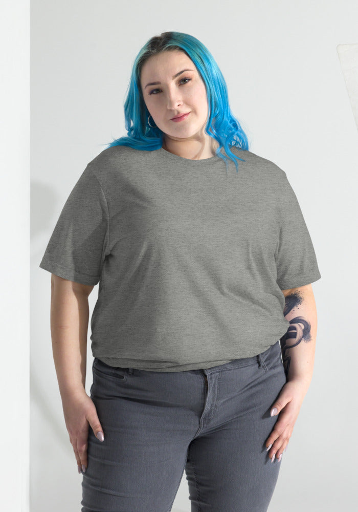 Unisex Tri-Blend T-Shirt — Bella + Canvas 3413 — Athletic Grey Triblend
