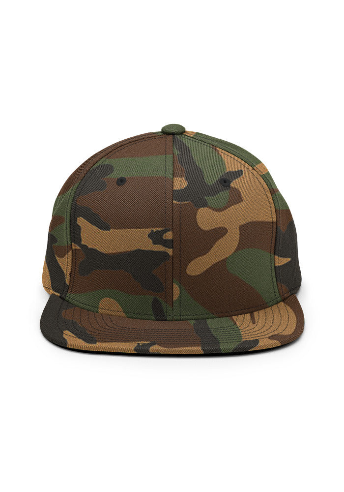 Classic Snapback — Yupoong 6089M — Green Camo / One size