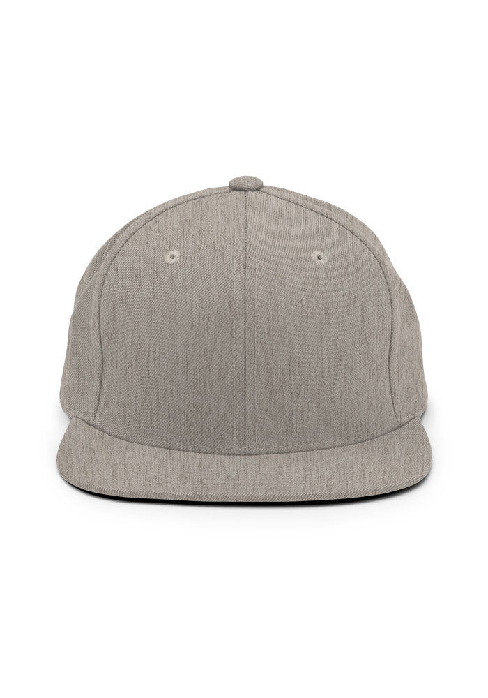 Classic Snapback — Yupoong 6089M — Heather Grey / One size