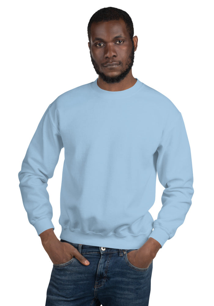 Unisex Crew Neck Sweatshirt — Gildan 18000 — Light Blue
