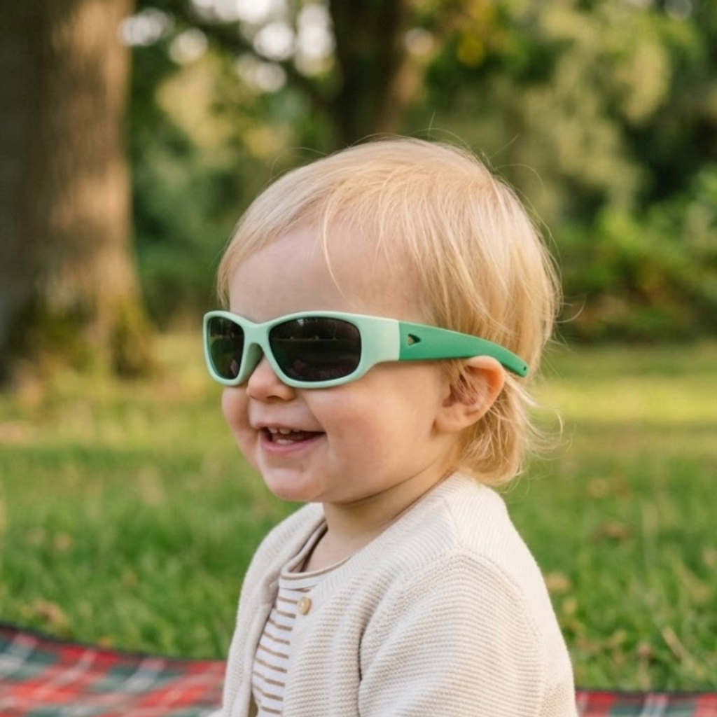 Forest Green Toddler Sunglasses | Signature Lens | Snug Fit | 1-2 Years