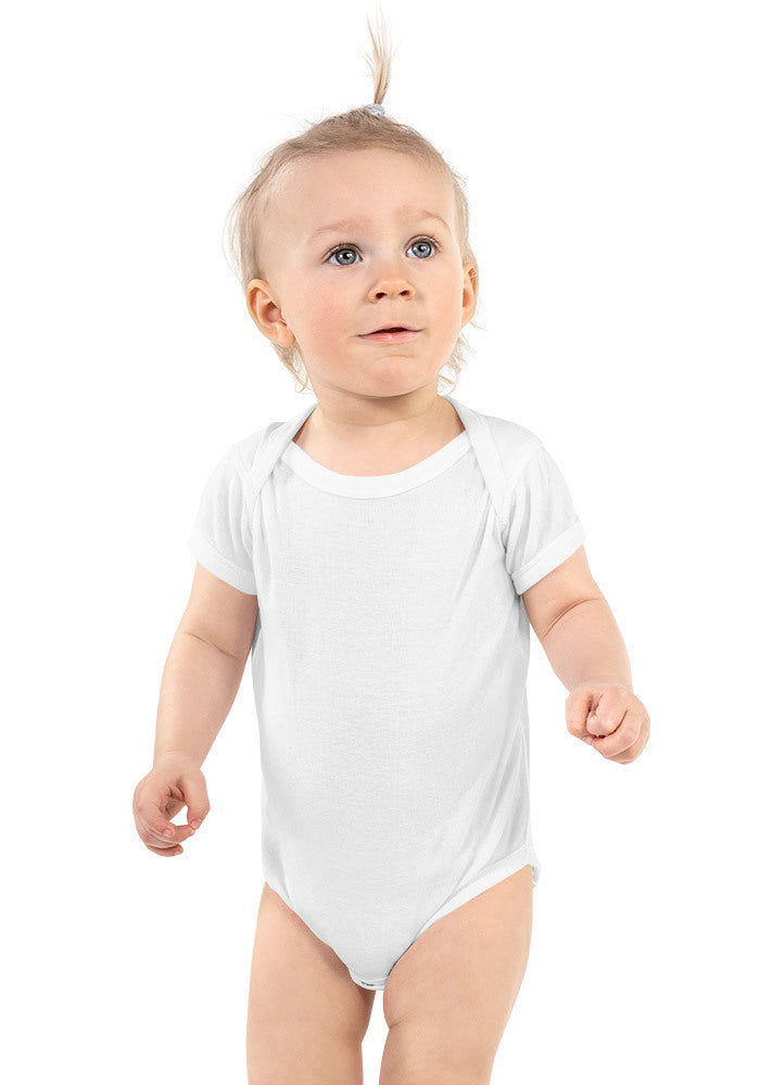 Baby Short Sleeve Bodysuit — Rabbit Skins 4400 — White / 24M