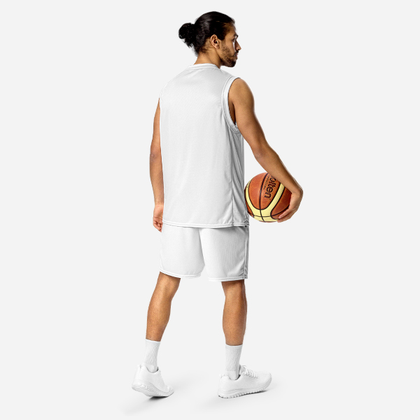 All-Over Print Recycled Unisex Basketball Jersey — supplier product photograph