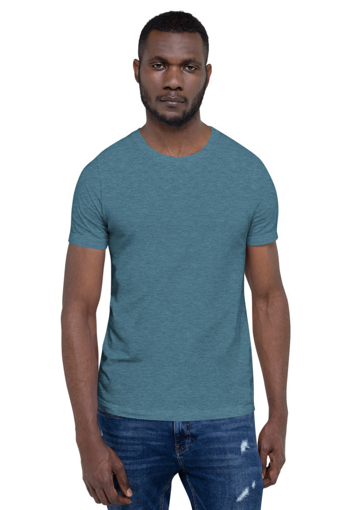 Unisex Staple T-Shirt — Bella + Canvas 3001 — Heather Deep Teal