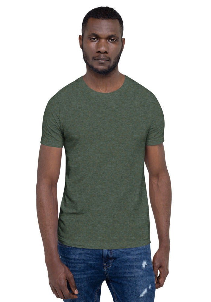 Unisex Staple T-Shirt — Bella + Canvas 3001 — Heather Forest