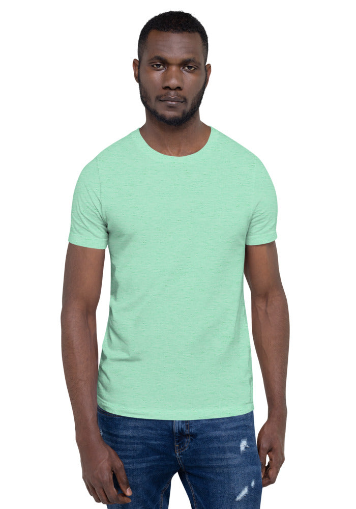 Unisex Staple T-Shirt — Bella + Canvas 3001 — Heather Mint