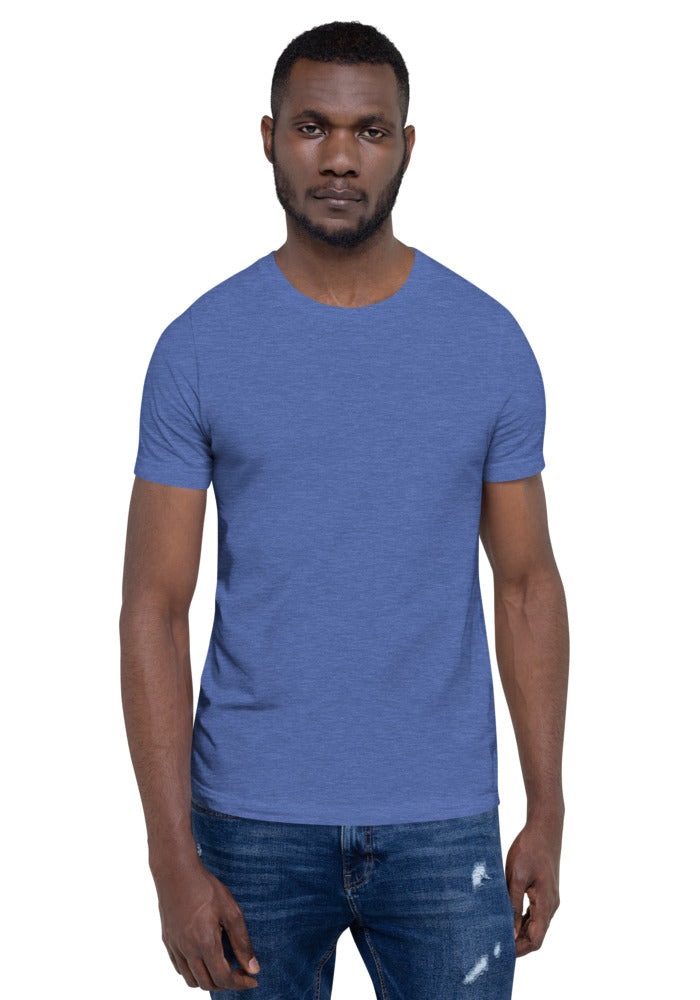 Unisex Staple T-Shirt — Bella + Canvas 3001 — Heather True Royal