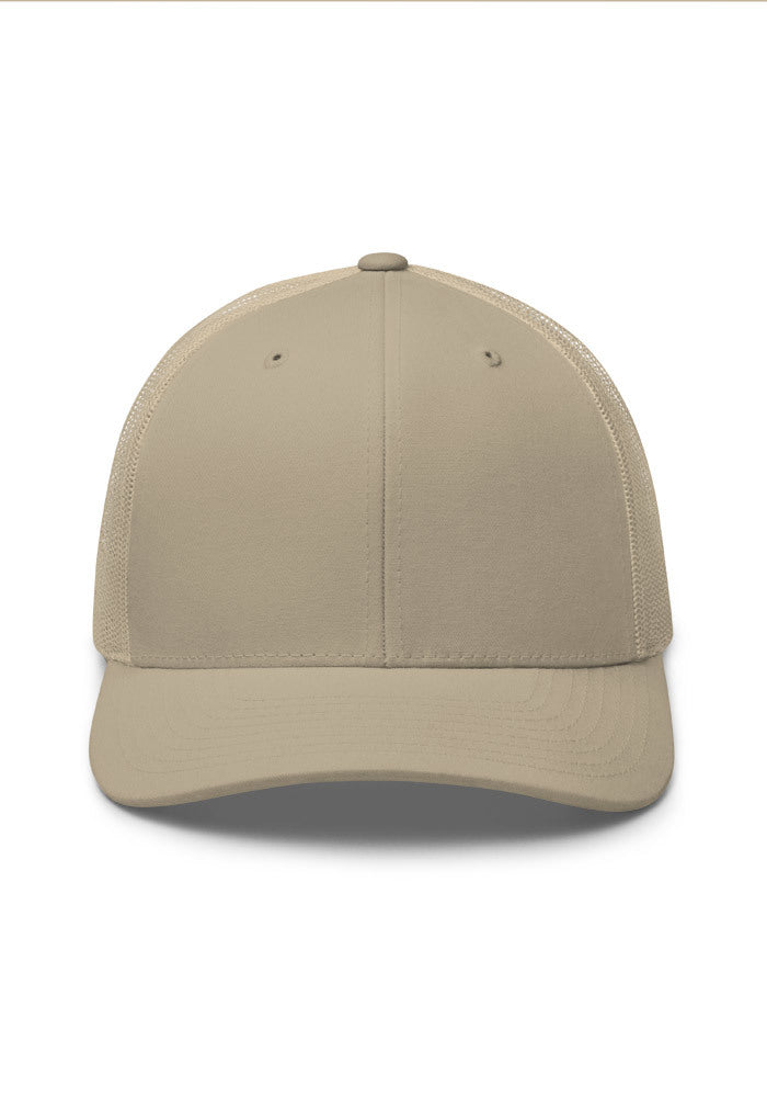 Retro Trucker Hat — Yupoong 6606 — Khaki / One size
