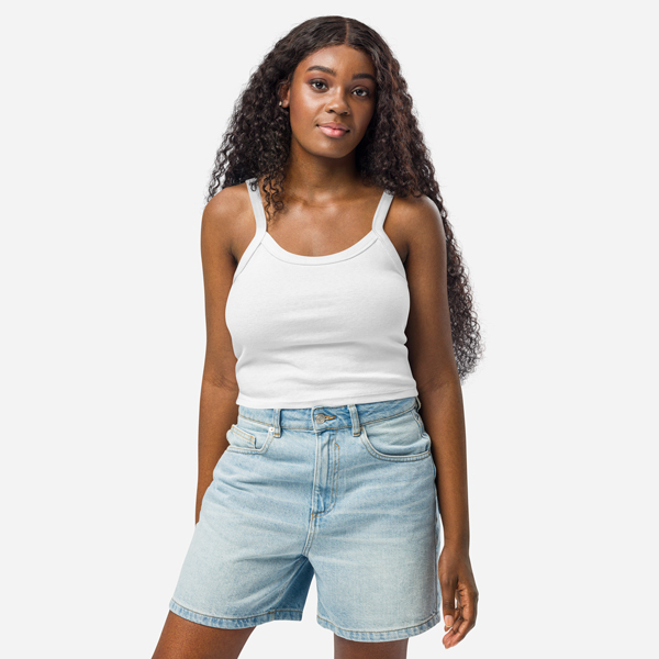 Women's Micro-Rib Tank Top | Bella Canvas 1012 — supplier product photograph