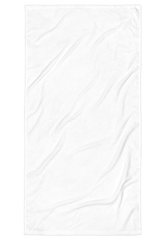 Beach Towel — White / 30″×60″