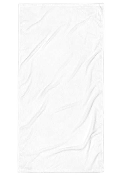 Beach Towel — White / 30″×60″