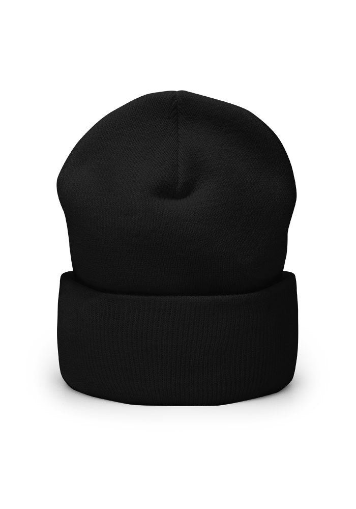 Cuffed Beanie — Yupoong 1501KC — Black / One size