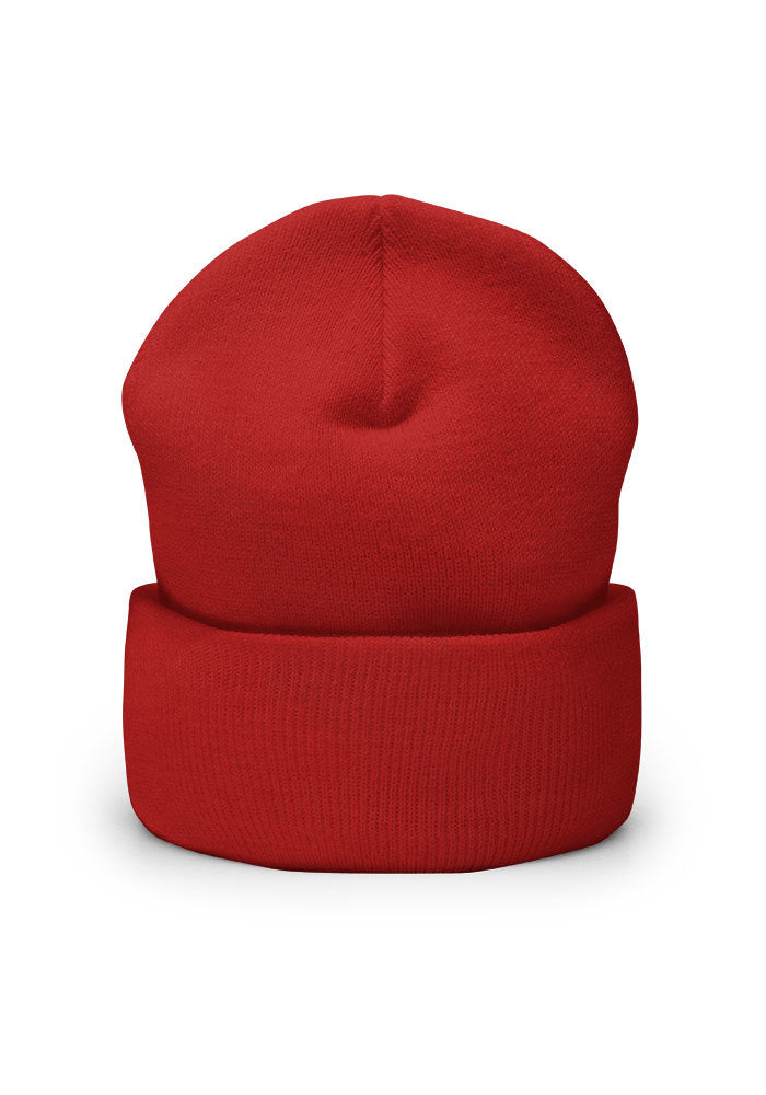 Cuffed Beanie — Yupoong 1501KC — Red / One size