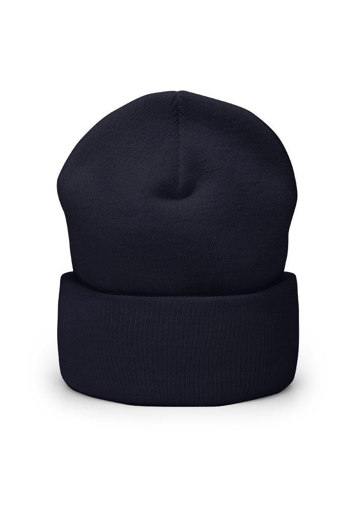 Cuffed Beanie — Yupoong 1501KC — Navy / One size