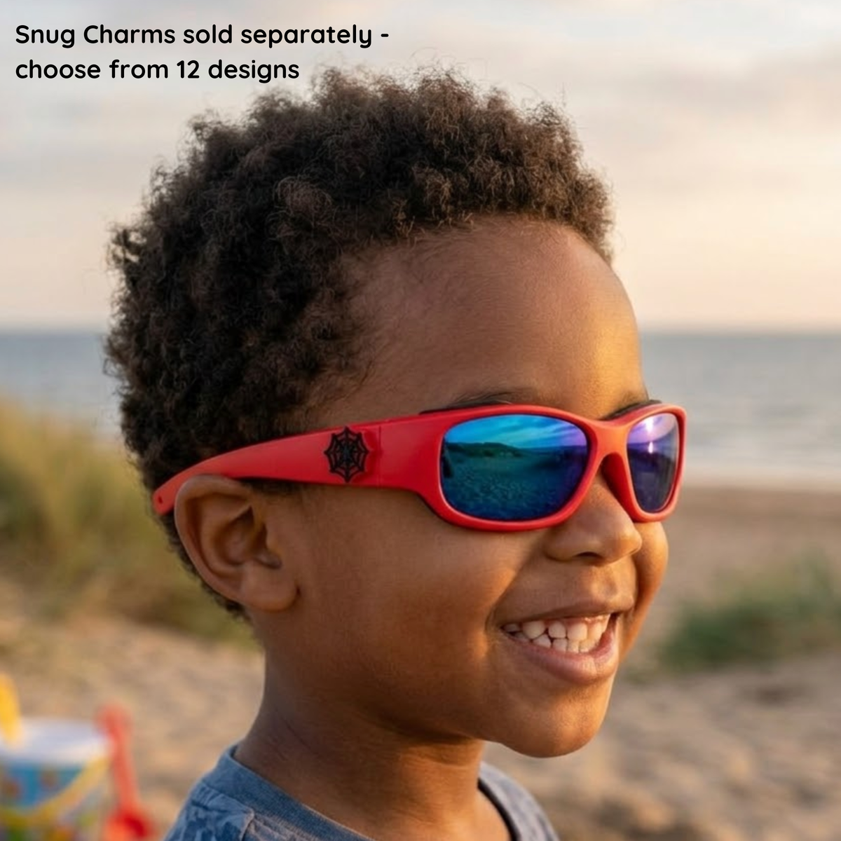 Red Kids Sunglasses | REVO Lens | Classic Fit |3-5 Years