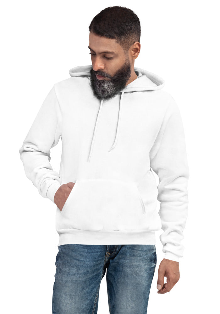 Unisex Pullover Hoodie — Bella + Canvas 3719 — White
