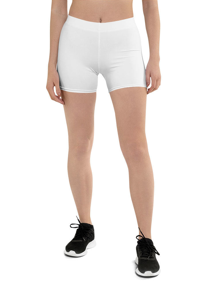 All-Over Print Shorts — White / 3XL