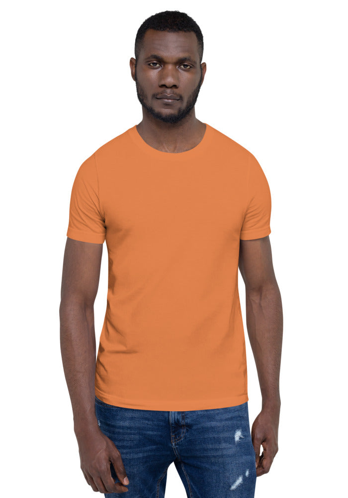 Unisex Staple T-Shirt — Bella + Canvas 3001 — Burnt Orange / XS
