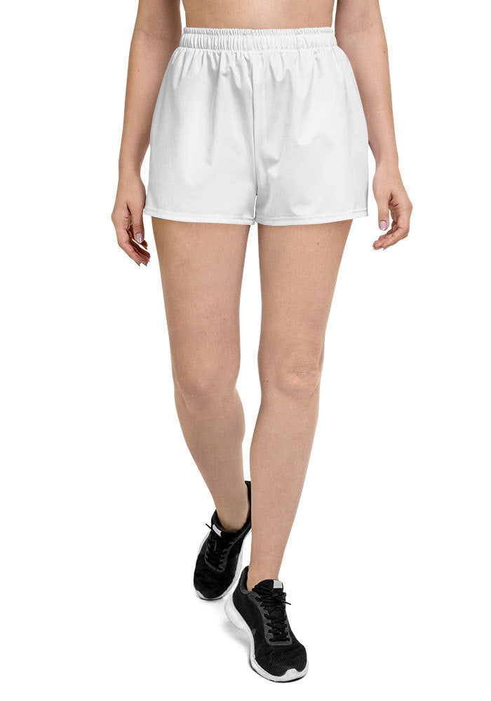 All-Over Print Unisex Athletic Shorts — White / 2XL