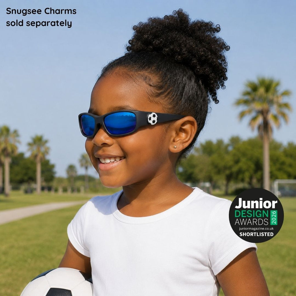 Black Charcoal Kids Sunglasses | REVO Lens | Classic Fit | 3-5 Years