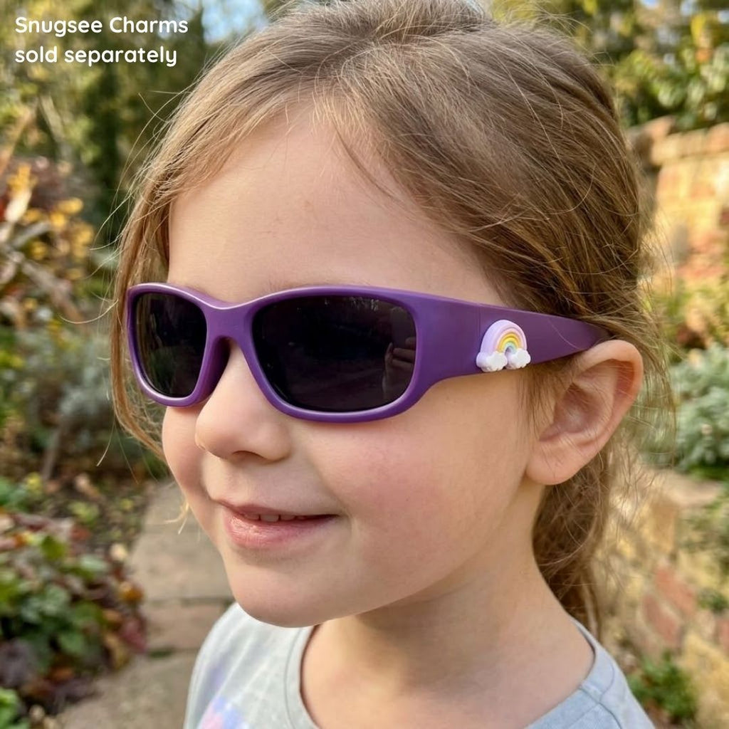 Plum Purple Kids Sunglasses | Polarised Lens | Classic Fit | 6-12 Years