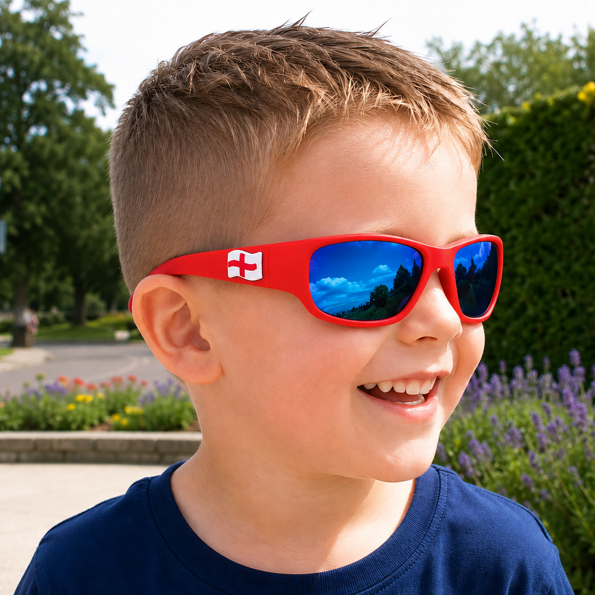 Red Kids Sunglasses | REVO Lens | Classic Fit |3-5 Years