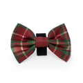 Tartan Me Up - Red & Cream Tartan Design Dog Bow Tie