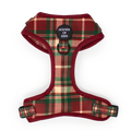 Tartan Me Up - Red & Cream Tartan Design Dog Harness