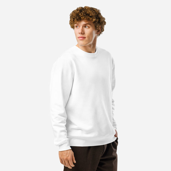 Stanley Stella organic sweatshirt ready for embroidered company branding
