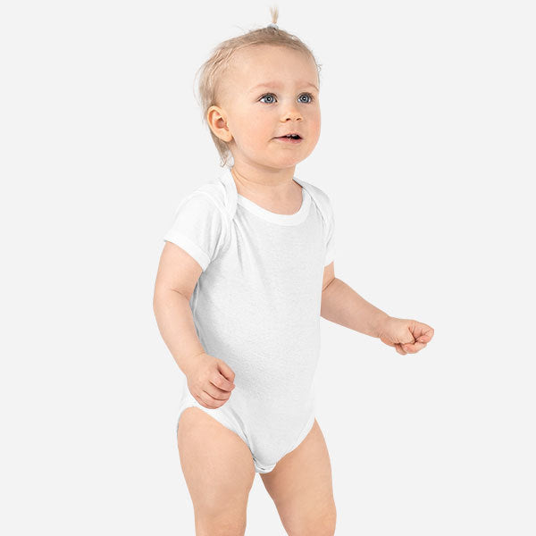 Baby Short Sleeve Bodysuit | Rabbit Skins 4400 — supplier product photograph