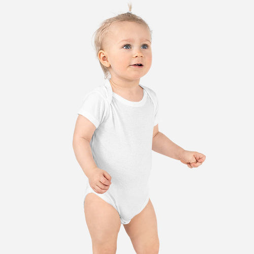 Baby Short Sleeve Bodysuit | Rabbit Skins 4400 — supplier product photograph